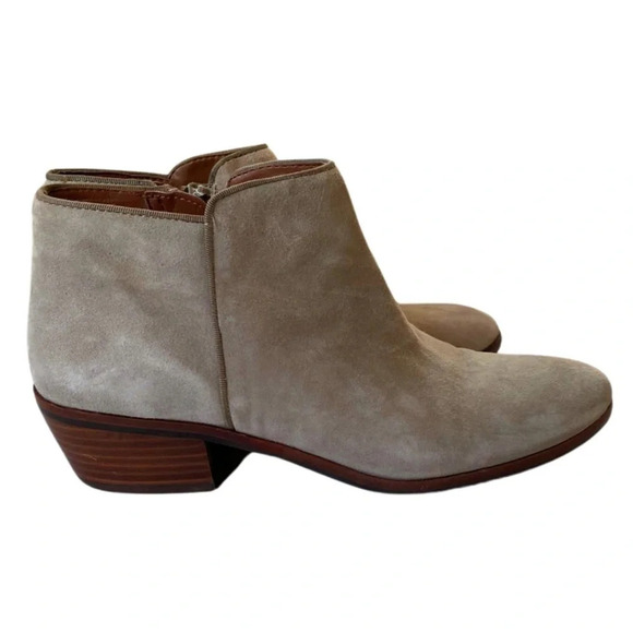 Sam Edelman, Petty Low Ankle Bootie, Tan, Beige - Picture 4 of 13